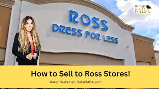 How to Sell to Ross | Become Ross Approved Vendor | Sell Products to Ross | Ross Supplier