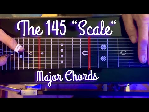 Lesson 1: How to quickly begin playing pedal steel with your friends - Major Chords