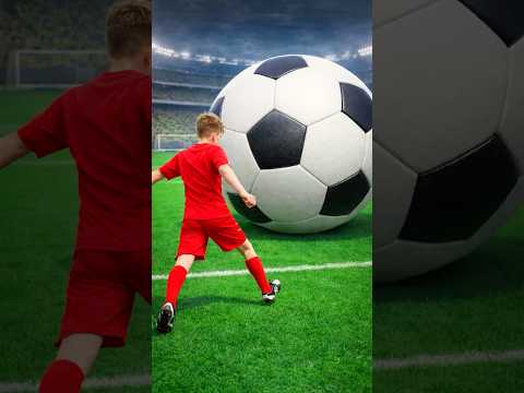 Punkte erzielen, der Ball wird größer!