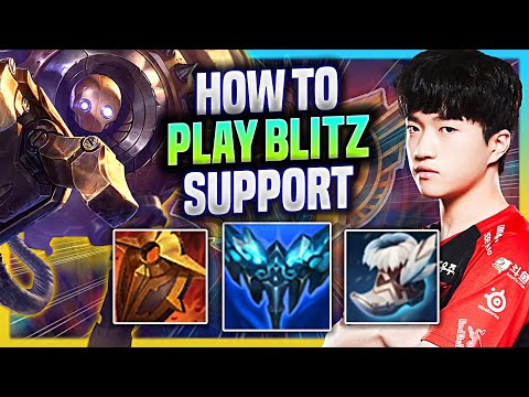 LEARN HOW TO PLAY BLITZCRANK SUPPORT LIKE A PRO! | T1 Keria Plays Blitzcrank Support vs Braum!  Seas