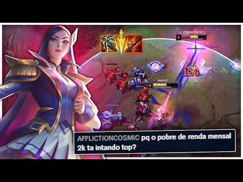 MEU TIME ME REPORTOU POR JOGAR DE CAITLYN TOP!