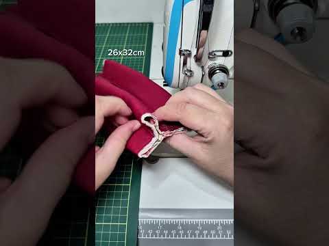 Tutorial de costura 26x32cm Sewing Passo a Passo Costura fácil 