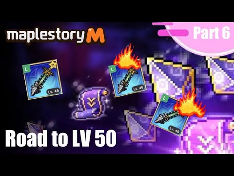 MapleStory M : Necro Exaltation! Part 6 (Road to Lv50) TT
