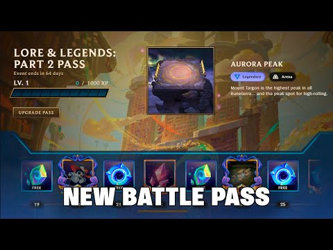 NEXT BATTLE PASS - LORE & LEGENDS: PART 2 PASS | TFT 16.4