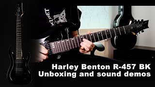 Video thumbnail for Harley Benton R-457 BK Progressiv Series - Unboxing and sound demos by Cezar Cazan