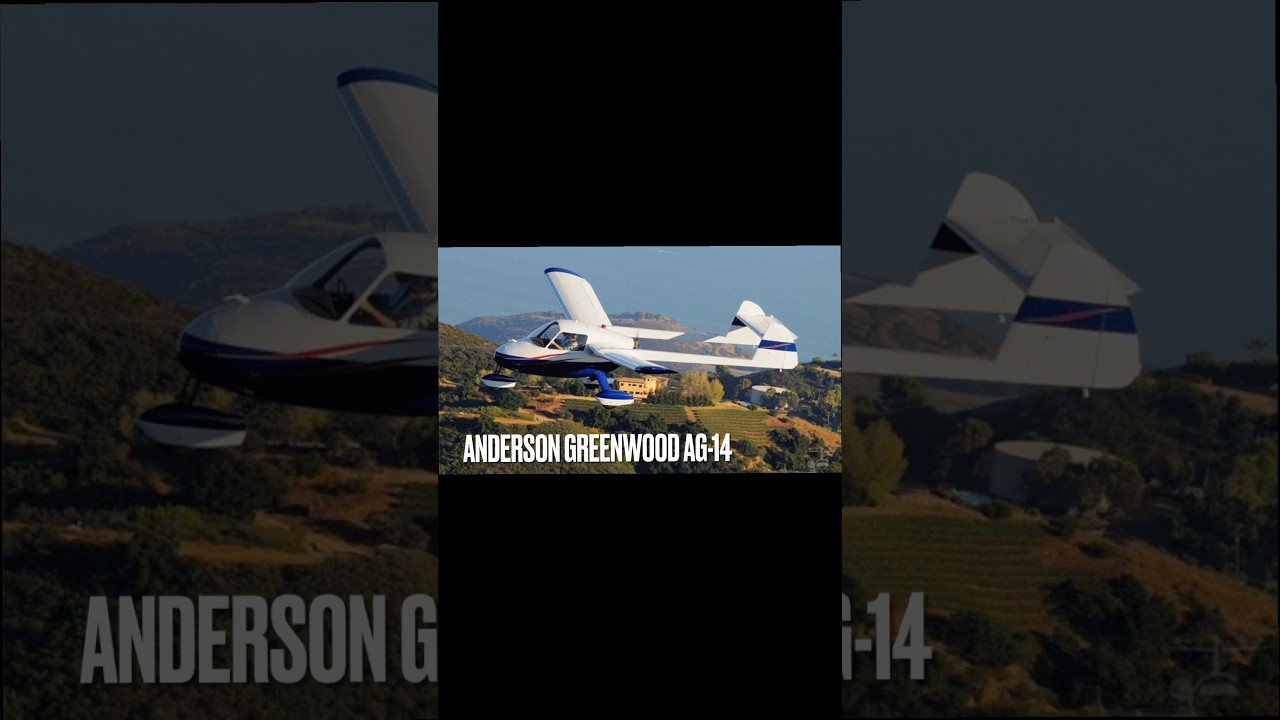 Only 5 Were Built — The Forgotten AG-14 Pusher Plane