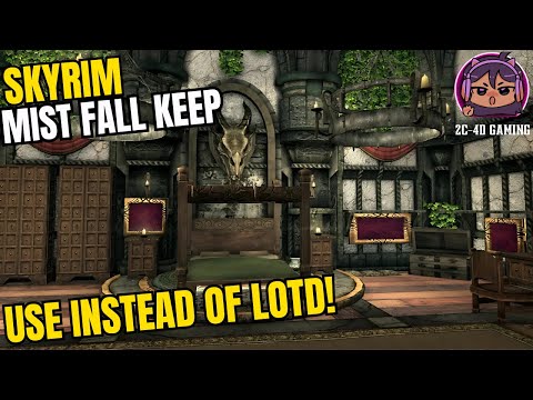 Skyrim Mod Spotlight: Mist Fall Keep │ Ultimate Player Home with Maximum Displays!