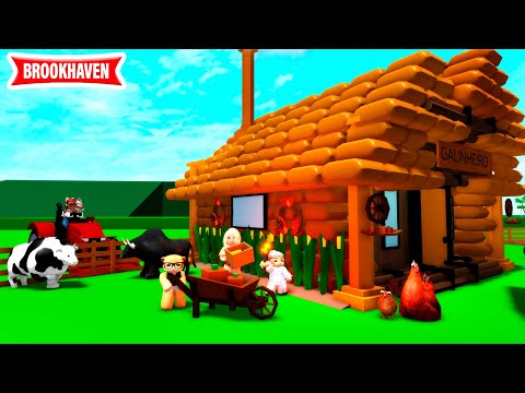 I built a farm in Brookhaven RP!