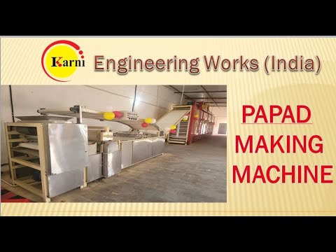 , title : 'Fully Automatic Papad Making Machine with Dryer in India'
