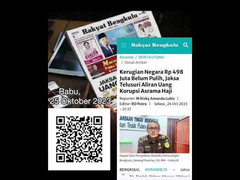 Top News Koran RB, Rabu, 25 Oktober 2023