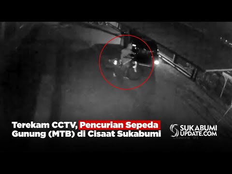 Terekam CCTV, Pencurian Sepeda Gunung (MTB) di Cisaat Sukabumi