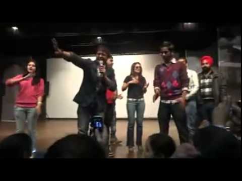 Neeru Bajwa & Shubham chandrachur Film promotio Lovely University -.flv