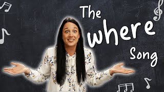 Sight Words Song: First Grade Edition! | High Frequency Word, 'Where'