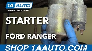 How to Replace Engine Starter 97-04 Ford Ranger