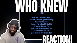 Eminem - Who Knew (Reaction)