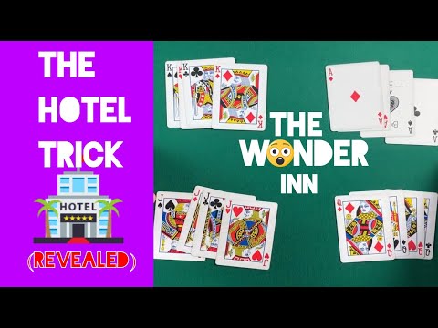 The Hotel Card Trick - Wonder Inn - Beginner Card  Magic (Revealed)