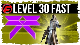 Destiny HOW to REACH LEVEL 30 SUPER FAST Level up fast in destiny level 30 RAID GEAR Strange Coins