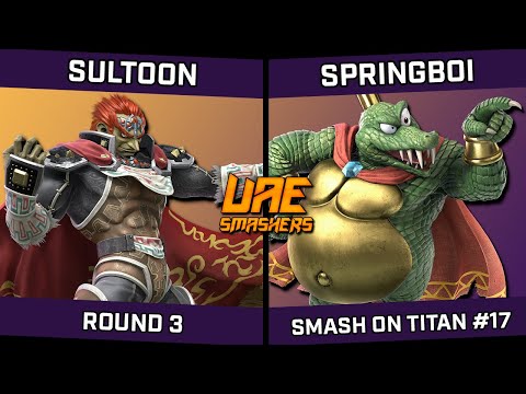 Sultoon (Captain Falcon/Ganondorf) vs Springboi (K.Rool) - Smash on Titan #17