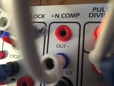 Serge Modular: Staircase fun with two ÷N COMPs