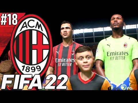 CHAMPIONS LEAGUE vs. BARCELONA!! FIFA 22 AC MILAN CAREER MODE #18 [PS5]