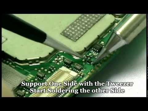 iSolder 40 Soldering 0201 component