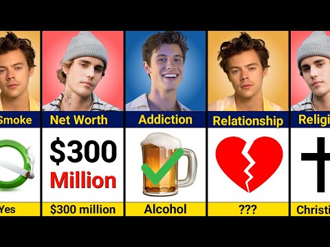 Comparison: Justin Bieber vs Harry Styles vs Shawn Mendes