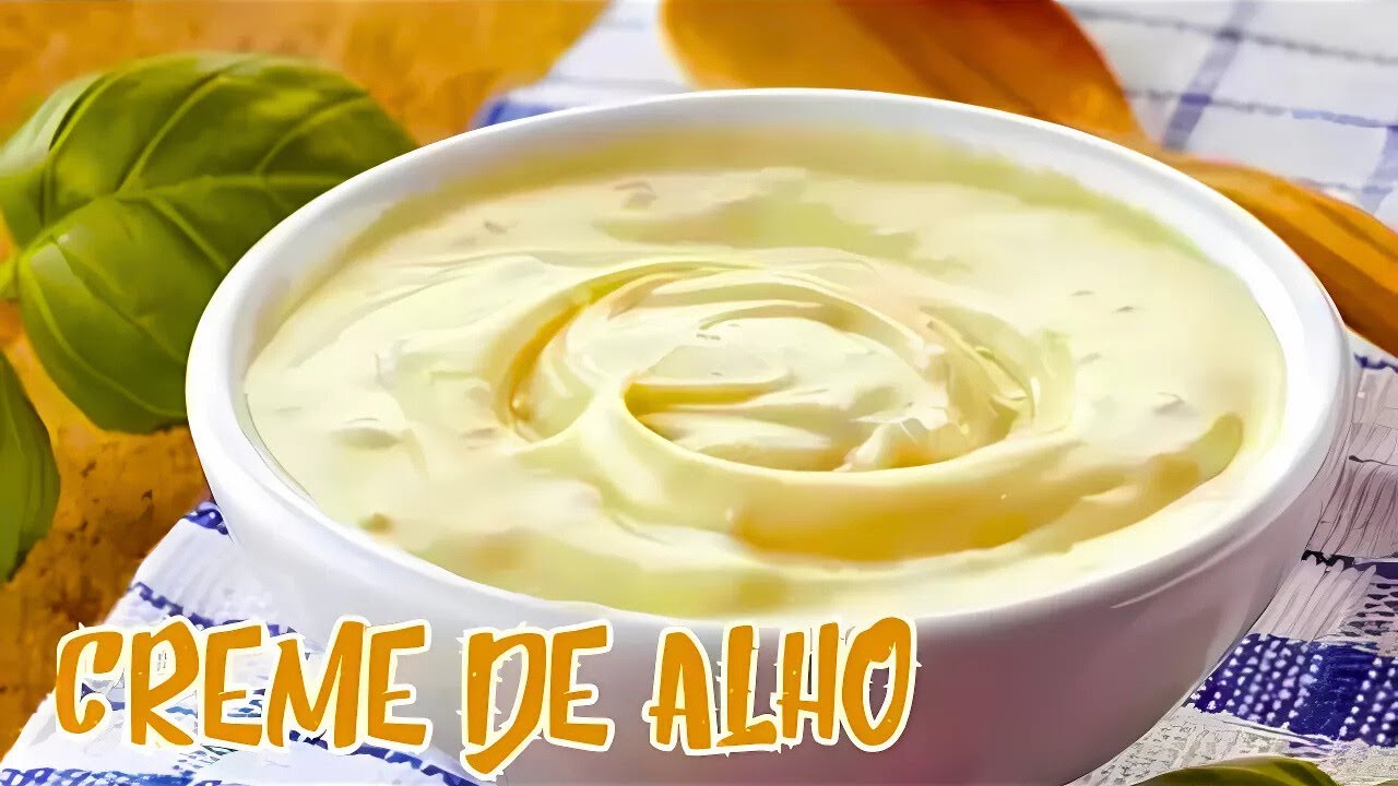 creme de alho sem óleo - prato do dia