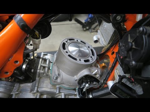 2017 KTM 250 EXC Engine Top End Rebuild