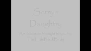 Sorry (Daughtry) Lyric Video