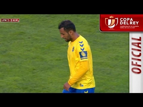 Expulsión de Nauzet Alemán en el UD Las Palmas - UD Almería