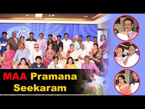 Naresh Vijaya Krishna Pramana Sweekaram As MAA President