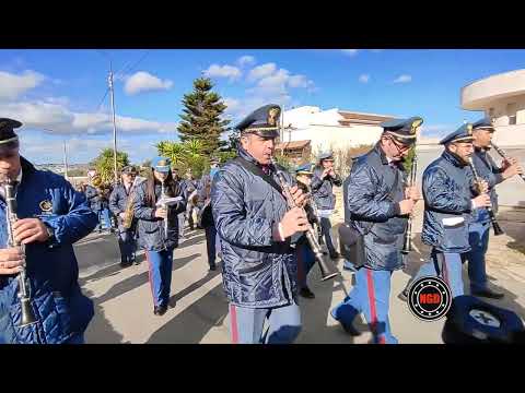 Marcia Omaggio Floreale Banda di Castellana APS 21/1/24 Castellana Processione S Maria Vetrana