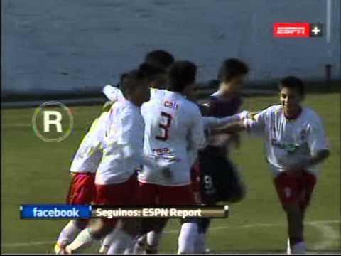 FUTBOL INFANTIL HURACAN - SAN LORENZO. 7-7-13.Imágenes por ESPN