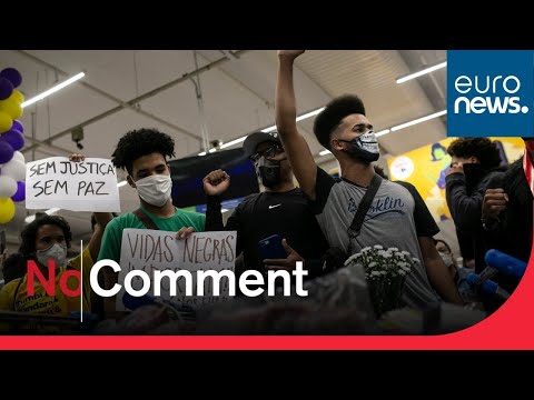 Protests erupt in Brazil after black man beaten to death by supermarket security