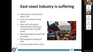 Seafood Market Intelligence Presentations for NB Industry - Oysters