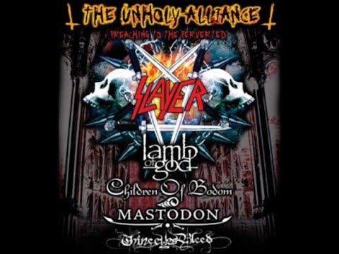 Slayer Unholy Alliance 2006 #slayer #COBHC #LOG #Mastodon #lambofgod #childrenofbodom #metal