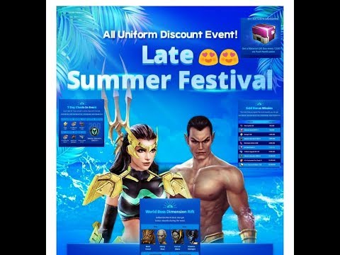 All Uniform Discount 40% Late Summer Festival Event😍- Marvel Future Fight Mff Gaming Mode