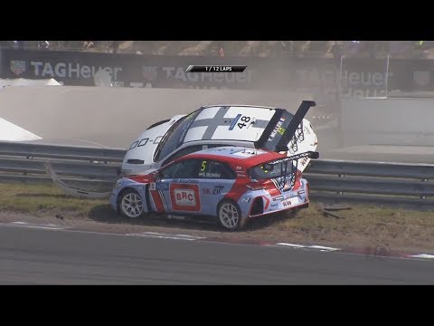 WTCR 2018. Race 1 Circuit Park Zandvoort. Start Big Crash Red Flag