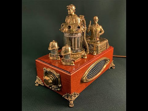 Sherlock Steampunk 3- tube Stereo Amplifier