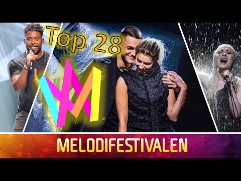 EUROVISION: MELODIFESTIVALEN 2019 TOP 28 (with comments + rating)