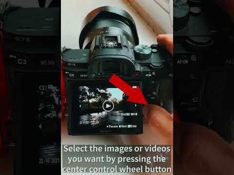 Sony Alpha A7iii Wifi Mobile Picture transfer System #a7iii #sony #alpha