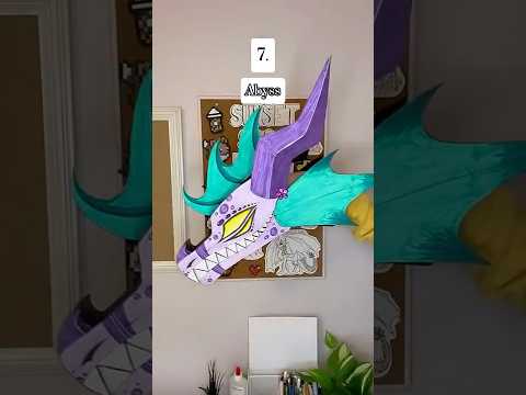 My Top Seven Favorite Dragon Puppets #paperart #papercrafts #paperdragon #shorts #trending #short