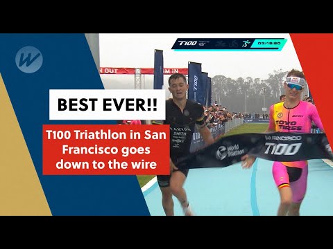 'Best Ever Finish!' Belgium's Van Riel wins T100 San Francisco | Triathlon | Story10