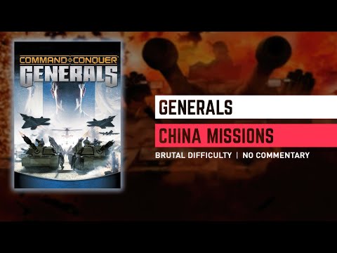 C&C Generals - China Mission 1 - The Dragon Awakes [Brutal / Patch 1.08] 1080p