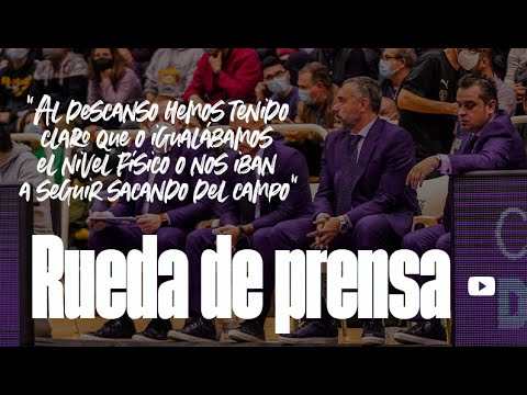Rueda de prensa Jota Cuspinera tras el UEMC Real Valladolid - Movistar Estudiantes LEB Oro