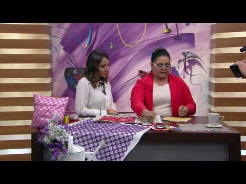 Valéria Soares - Ponto aranha espanhola com fitas - Parte 1