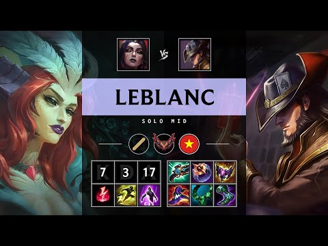 LeBlanc Mid vs Twisted Fate - VN Grandmaster Patch 25.07