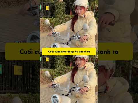 Mẹo giúp xe điện hết điện vẫn chạy được #meohay