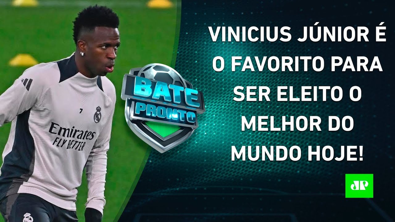Vini Jr será ELEITO o MELHOR DO MUNDO pela Fifa hoje?; São Paulo vai "VENDER" a BASE? | BATE-PRONTO
