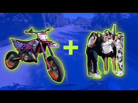 Porto amiche sul ktm 🤯 pt.1